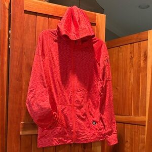 RBX Vibrant Variegated Pink Dry-fit Zip Hoodie